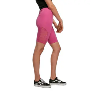 Hochgeschnittene Damen-Strumpfhose mit Spitzeneinsatz Urban Classics image-6