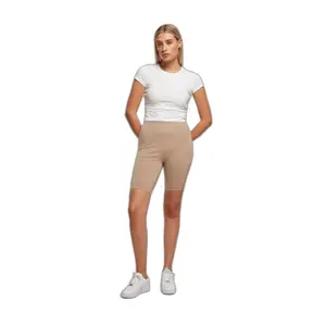 High Waist Tights Women Urban Classics Lace Inset image-1