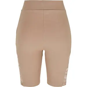 High Waist Tights Women Urban Classics Lace Inset image-3