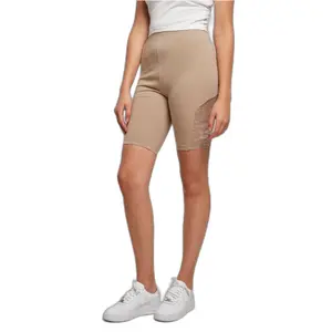 High Waist Tights Women Urban Classics Lace Inset image-2