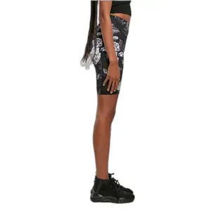 High Waist Tights Women Urban Classics AOP Tech Mesh image-6