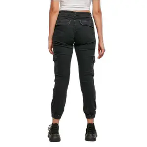 Damskie spodnie cargo Urban Classics Organic Stretch Denim image-5