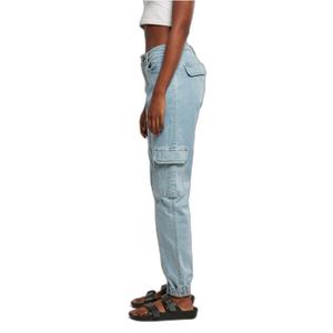 Pantalon cargo femme Urban Classics Organic Stretch Denim image-3