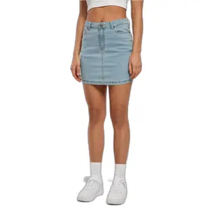 Minirock aus Jeansstoff Frau Urban Classics Organic Stretch image-1