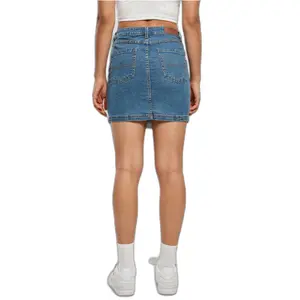 Minirock aus Jeansstoff Frau Urban Classics Organic Stretch image-2