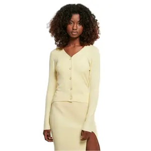 Cardigan court en tricot côtelé femme Urban Classics GT image-1