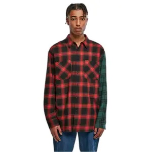 Camisa Urban Classics Oversized Mix Check image-1