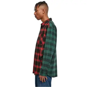 Camisa Urban Classics Oversized Mix Check image-6
