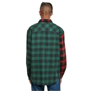 Camisa Urban Classics Oversized Mix Check image-4
