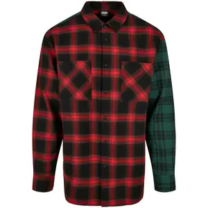 Camisa Urban Classics Oversized Mix Check image-0