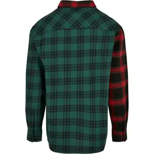 Camisa Urban Classics Oversized Mix Check image-3