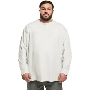 Long sleeve T-shirt Urban Classics Henley Oversized image-0
