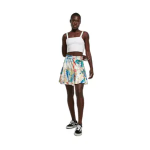 Mini-saia de cetim de aop feminino Urban Classics GT image-5