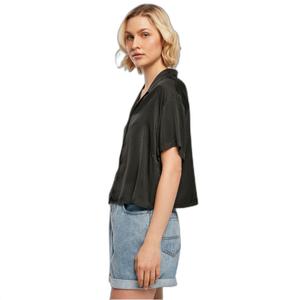 Women's short sleeve shirt Urban Classics Viscose Satin Resort GT image-6