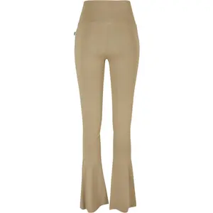 Leggings de mujer Urban Classics Organic Stretch Jersey Bootcut GT image-3