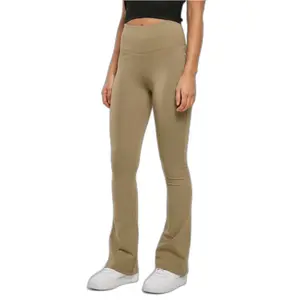 Leggings de mujer Urban Classics Organic Stretch Jersey Bootcut GT image-2