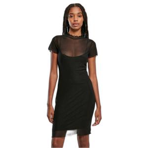 Stickad klänning i dubbla lager för kvinnor Urban Classics GT image-2