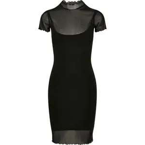 Stickad klänning i dubbla lager för kvinnor Urban Classics GT