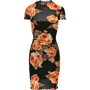 Stickad klänning i dubbla lager för kvinnor Urban Classics image-1