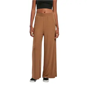 Calças de perna larga com nervuras femininas Urban Classics GT image-2