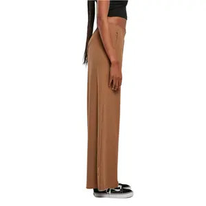 Calças de perna larga com nervuras femininas Urban Classics GT image-4