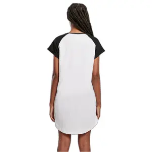 Raglan-T-Shirt-Kleid, Frau Urban Classics Contrast image-4