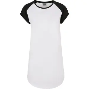 Raglan-T-Shirt-Kleid, Frau Urban Classics Contrast image-0