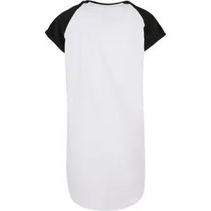 Raglan-T-Shirt-Kleid, Frau Urban Classics Contrast image-1