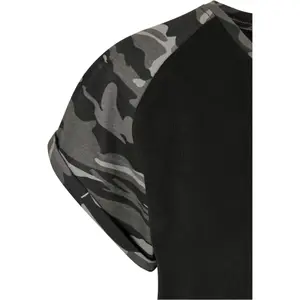 Vestido camiseta de raglán para mujer Urban Classics Contrast image-3