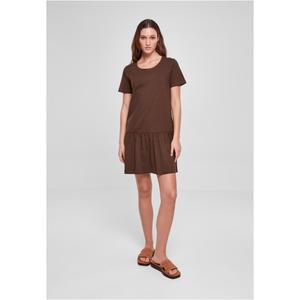 Organic t-shirt dress for women Urban Classics Empire Valance image-3