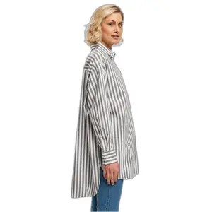 Camisa de mulher Urban Classics Oversized Stripe image-5