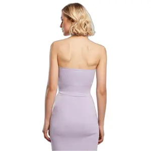 Women's ribbed knit cross-neck bodysuit Urban Classics image-4