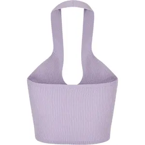 Women's ribbed knit cross-neck bodysuit Urban Classics image-1