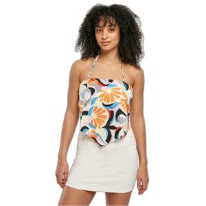 Débardeur court en satin femme Urban Classics AOP Triangle image-2