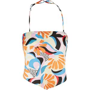 Débardeur court en satin femme Urban Classics AOP Triangle image-0