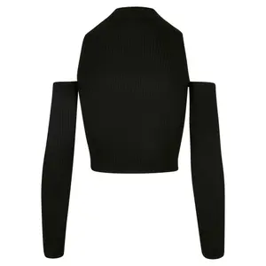 T-shirt à manches longues en tricot côtelé femme Urban Classics GT image-3