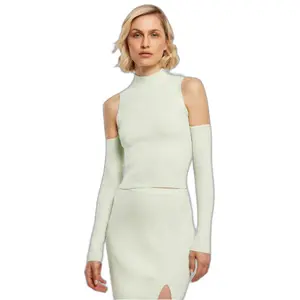 T-shirt à manches longues en tricot côtelé femme Urban Classics GT image-1