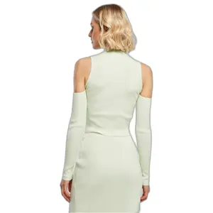 T-shirt à manches longues en tricot côtelé femme Urban Classics GT image-4