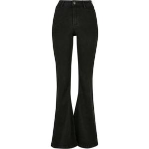 tb5050-00709-u-jeans-med-hog-midja-for-kvinnor-urban-classics-organic-flared-denim-gt-svart