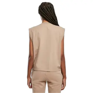 Tampo do tanque feminino Urban Classics Organic Heavy Pleated Shoulder GT image-3