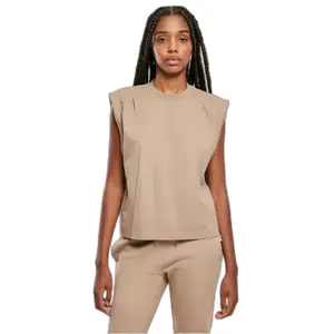 Tampo do tanque feminino Urban Classics Organic Heavy Pleated Shoulder GT image-1