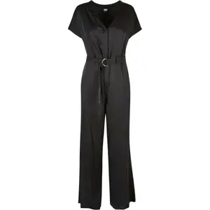 Jumpsuit med bælte til kvinder Urban Classics Satin