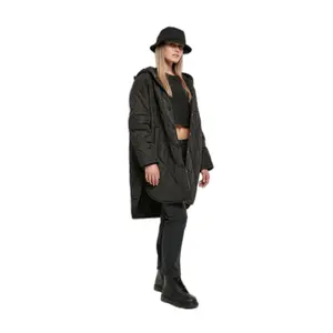 Damenparka mit Kapuze Urban Classics Oversized Diamond Quilted image-6