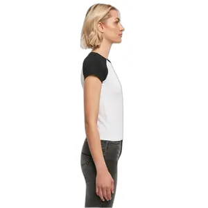 Maglietta da baseball retrò da donna Urban Classics Organic Stretch image-5