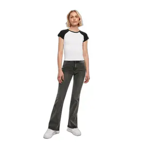 Maglietta da baseball retrò da donna Urban Classics Organic Stretch image-2