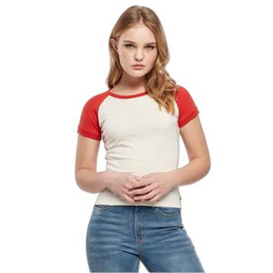 Maglietta da baseball retrò da donna Urban Classics Organic Stretch GT image-1