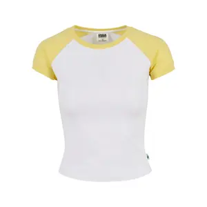 T-shirt Retro court Estiramento feminino Urban Classics Organic image-0