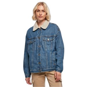 Denim jacket with oversized sherpa collar Urban Classics GT image-2