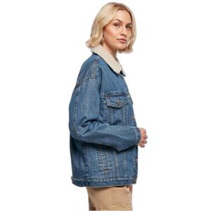 Denim jacket with oversized sherpa collar Urban Classics GT image-6