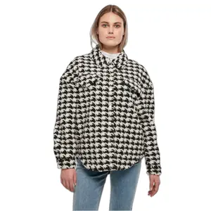 Women's sherpa overshirt Urban Classics AOP image-2